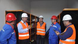 甘肅省安監(jiān)局局長(zhǎng)郭鶴立到永登公司調(diào)研