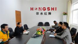 廣安鄰水縣國(guó)土資源局督查紅獅水泥公司安全生產(chǎn)工作