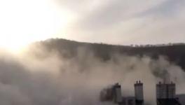 這個(gè)地方一攪拌站疑發(fā)生爆炸，造成嚴(yán)重污染！