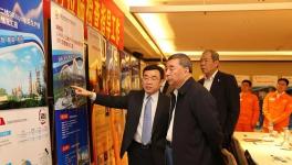 在阿根廷訪問期間，宋志平一行前往承建水泥項目考察調(diào)研