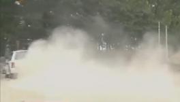 曝光!碎石場(chǎng)無(wú)任何抑塵措施 揚(yáng)塵污染嚴(yán)重