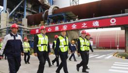 河南省副省長一行蒞臨洛陽中聯(lián)水泥廠調研指導工作