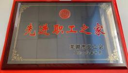 荻港海螺工會榮獲蕪湖市“先進(jìn)職工之家”榮譽(yù)稱號