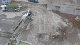 曝光！這家規(guī)模大生意好的商砼站 污水排進了莊稼地