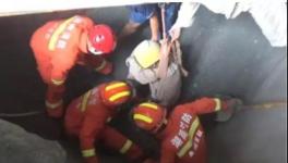 緊急救援！湖南一混凝土企業(yè)工人因操作不慎掉入水泥坑！