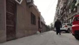 路面?zhèn)z月沒凝固，新鋪水泥路變“豆腐渣路”！