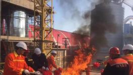 這個地區(qū)又一條日產(chǎn)3200噸水泥熟料生產(chǎn)線點火！