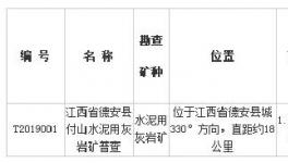 萬年青水泥57761萬元競得一水泥用灰?guī)r礦普查探礦權(quán)！