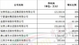 行業(yè)利潤(rùn)創(chuàng)歷史新高！各大水泥集團(tuán)2019年業(yè)績(jī)發(fā)布！