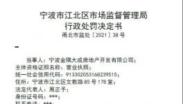 27.3萬(wàn)！金隅地產(chǎn)項(xiàng)目違反