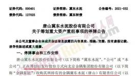 大事！冀東收購金隅水泥資產(chǎn)！