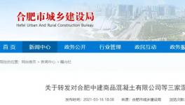 連發(fā)多起安全事故！三家混凝土企業(yè)被處理！