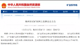 1.5億元起拍！又一儲(chǔ)量超億噸水泥用石灰?guī)r礦采礦權(quán)出讓！