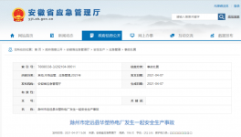 6人死亡！龍凈環(huán)保安徽工廠閃爆！