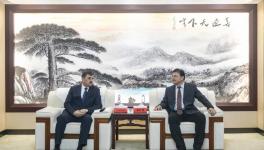 擴大投資項目！華新總裁李葉青會見塔吉克斯坦駐華大使！