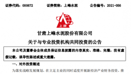 上峰水泥在集成電路領(lǐng)域投資2億元！