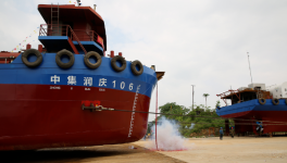 國內(nèi)首艘LNG單燃料動力水泥罐裝船下水！