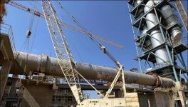 又一家水泥企業(yè)3500t/d熟料生產(chǎn)線回轉(zhuǎn)窯順利合龍！