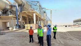 遲潔超參贊走訪慰問中材海外水泥廠6500t/d項(xiàng)目！