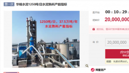 跌價了？又一熟料產(chǎn)能指標(biāo)掛牌出讓！